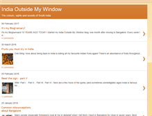 Tablet Screenshot of indiaoutsidemywindow.com